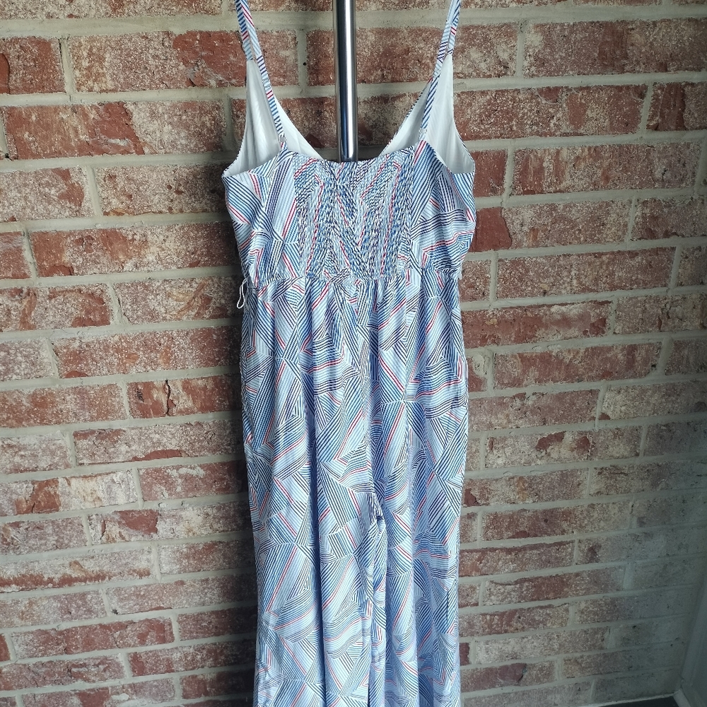 Lulus White Multi-Striped Wide Leg Jumpsuit - Picture 8 of 10